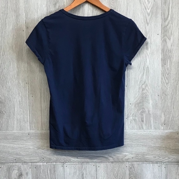 Polo Ralph Lauren Blue V-neck Tee BB736 - Picture 2 of 3
